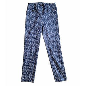 COPY - [Lisette L] Blue Medallion Pants Straight Leg 8